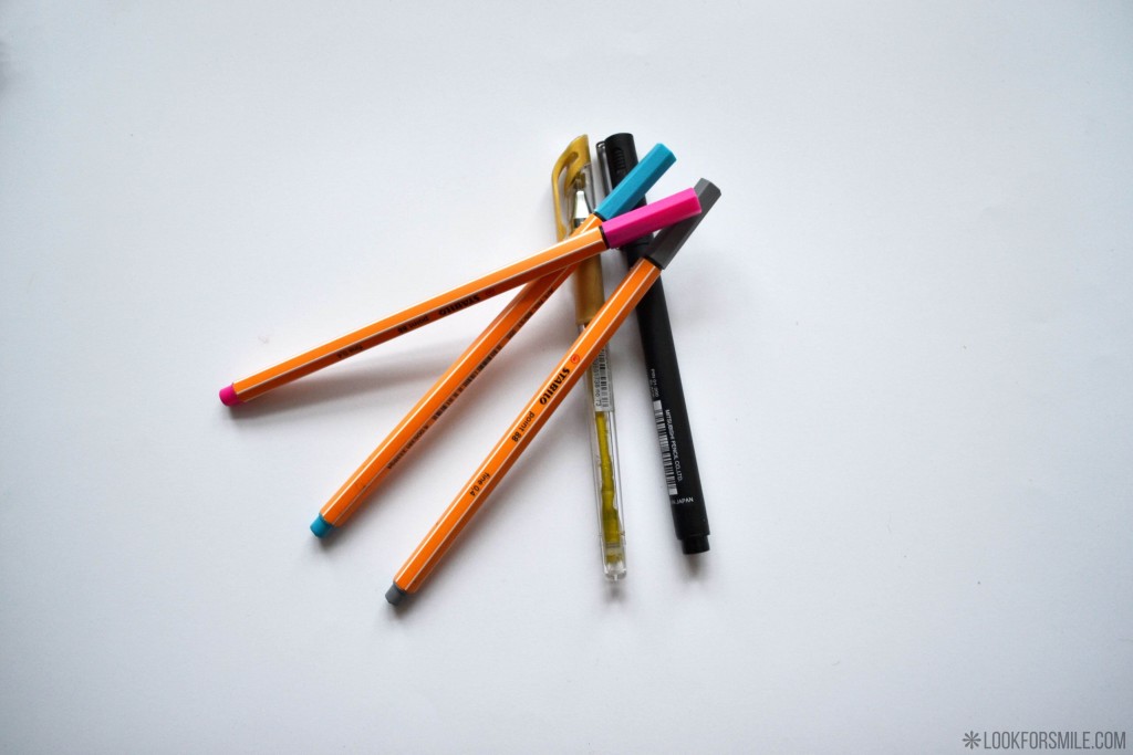 colourful pens - blog - Lookforsmile.com