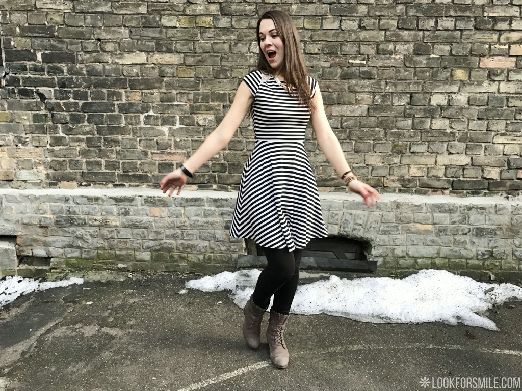 striped dress ootd - blog - Lookforsmile.com